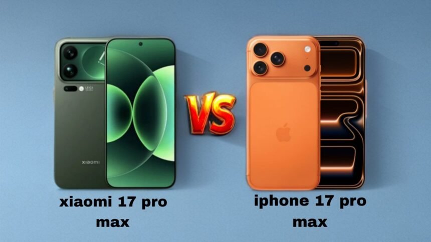 Xiaomi 17 Pro Max vs iPhone 17 Pro Max